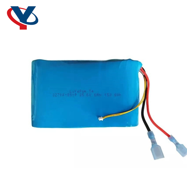Ladattava litiumparistopaketti aurinko-LED-valaistus LiFePO4 8S1P 25,6v 6Ah akkupaketti