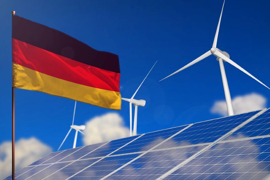 Německ&aacute; v&yacute;roba obnoviteln&eacute; energie v prvn&iacute; polovině roku 2024 je ozn&aacute;mena!