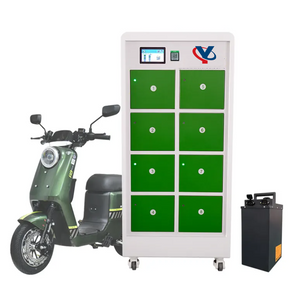 Rozwiązanie do wypożyczenia szafki do ładowania akumulatora motocykla elektrycznego